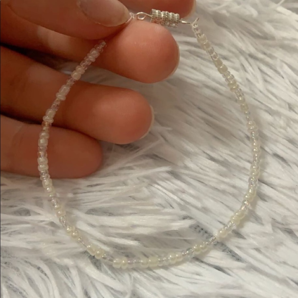 Seed bead bracelet.